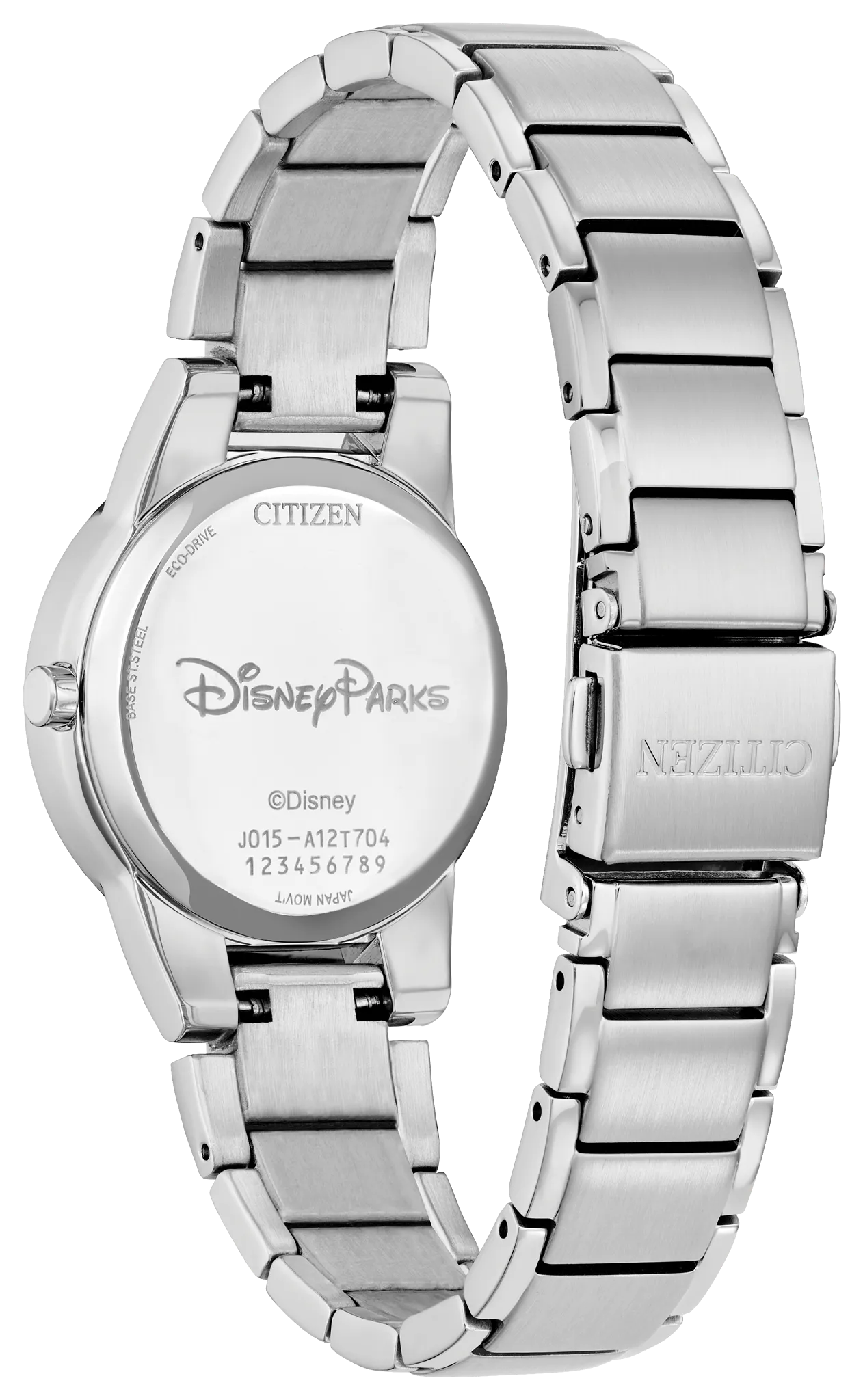 Minnie Mouse Black Dial Stainless Steel Bracelet GA1071-51W | CITIZEN